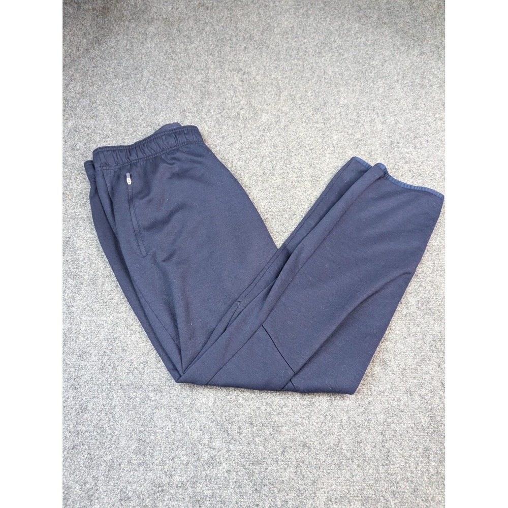 FILA Sweatpants Mens‎ Large Blue Fleece Pull On Elastic Waist Pockets Relaxed